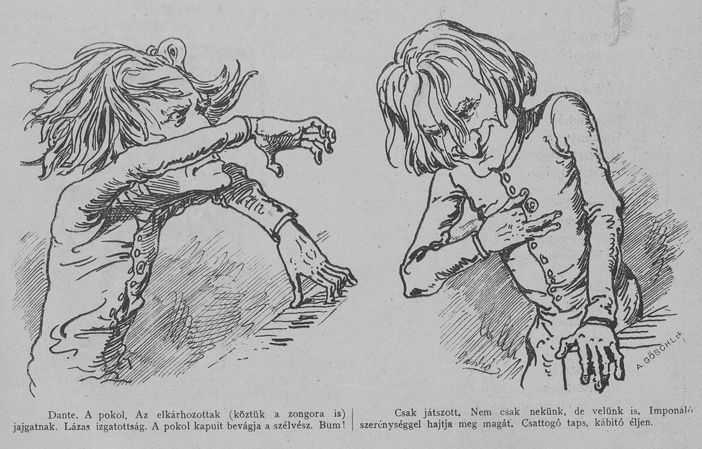 Liszt-karikatúra a Borsszem Jankó 1873. április 6-i számában
Forrás: Országos Széchényi Könyvtár Liszt-karikatúra a Borsszem Jankó 1873. április 6-i számában
Forrás: Országos Széchényi Könyvtár