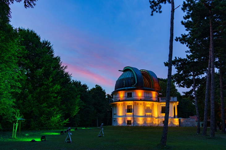 Press conference of the Liszt Fest at the Svábhegy Observatory