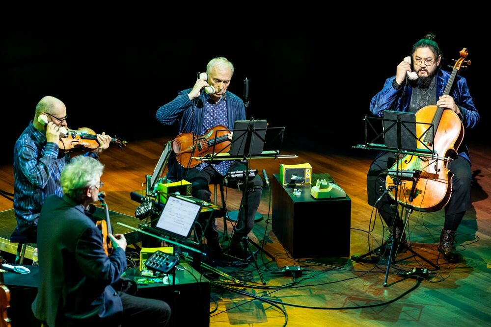 Kronos Quartet feat. Mahsa Vahdat at Müpa Budapest Hirling Bálint / Müpa