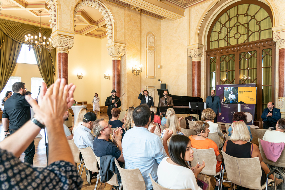 Press conference of the Liszt Fest 2022 at Pesti Vigadó Posztós János / Müpa