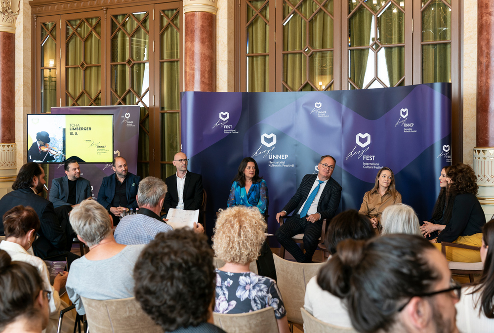 Press conference of the Liszt Fest 2022 at Pesti Vigadó Posztós János / Müpa