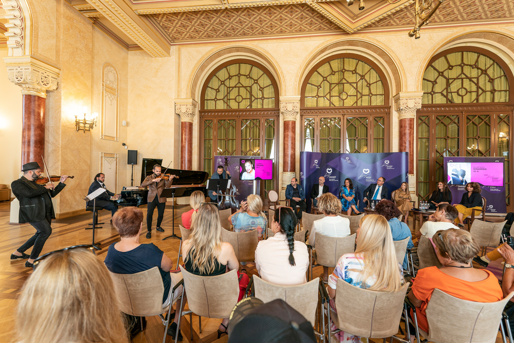 Press conference of the Liszt Fest 2022 at Pesti Vigadó Posztós János / Müpa