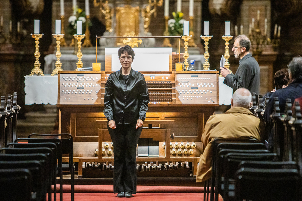 Mónika Kecskés and László Deák’s Organ Recital at Inner City Franciscan Church Pályi Zsófia / Müpa