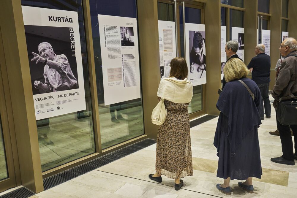 Kurtág, Beckett, Endgame – exhibition at Müpa Budapest Hrotkó Bálint / Müpa